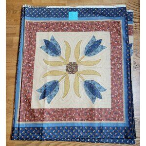 Tulip Panels Atelier Scotchgard Upholstery Fabric Quilting 3 Yards 54" Wide 1982